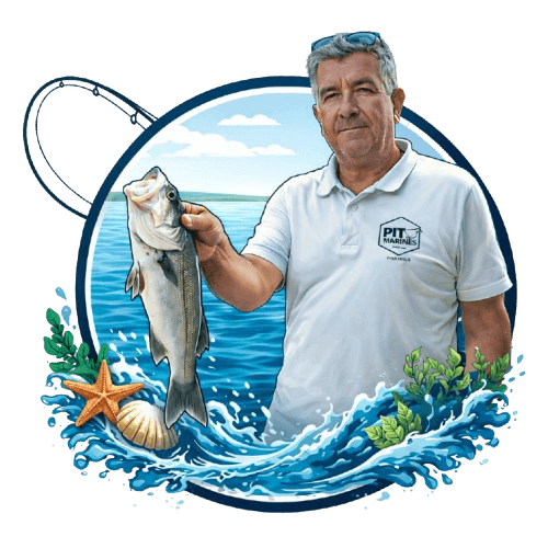 O Pai Vai à Pesca — logótipo